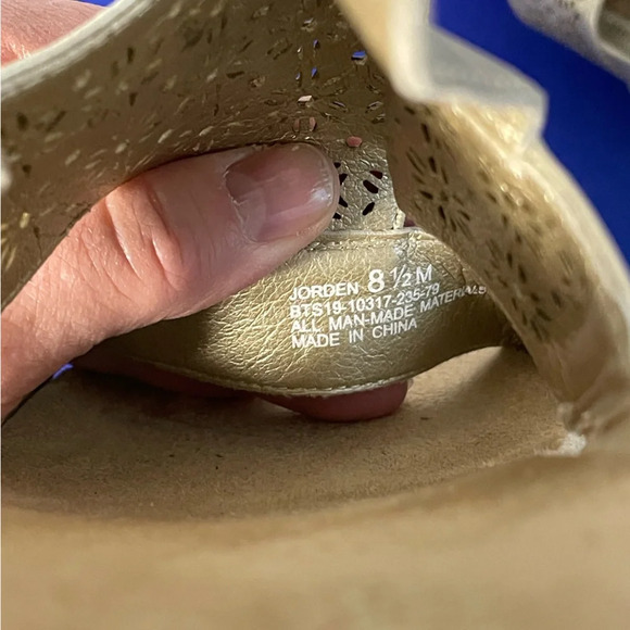 Wearever Jorden Women’s‎ Sandals gold and tan size 8.5 - Picture 10 of 10